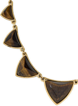 House Of Harlow Resin Pyramid Station Necklace