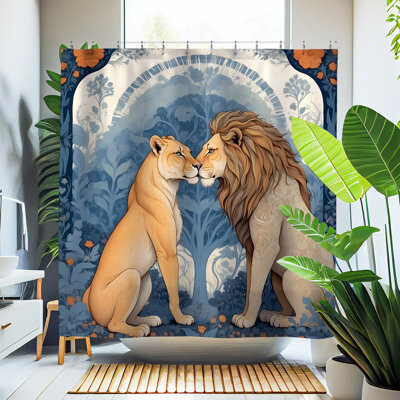 ULLI HOME Monti Shower Curtain