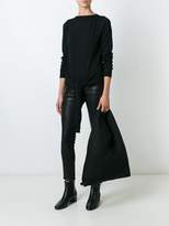 Thumbnail for your product : MM6 MAISON MARGIELA front tie jumper