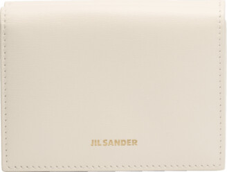 Jil Sander Tiny Trifold Leather Wallet - ShopStyle