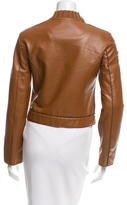 Thumbnail for your product : Philosophy di Alberta Ferretti Fitted Vegan Leather Jacket