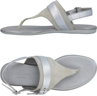 Hogan Toe strap sandals