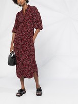Thumbnail for your product : Ganni Floral-Print Shirt Dress