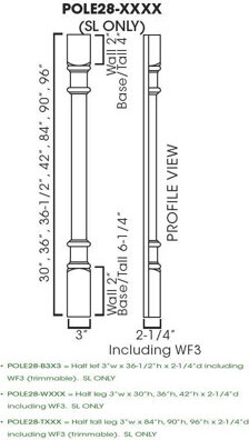 Forevermark TW-FBP483614 1 Finished Back Panel | TSG Uptown White