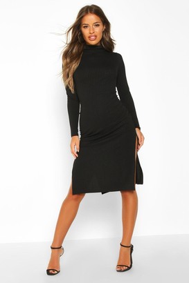 petite turtleneck dress