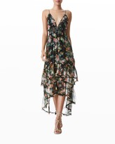Thumbnail for your product : Alice + Olivia Imogene High-Low Spaghetti-Strap Dress