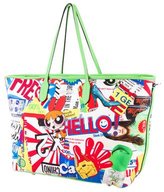 Thumbnail for your product : Moschino Power Puff Canvas Tote