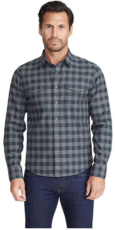 Hurley Mens Kyoto Heavy Weight Plaid Flannel Button Up Shirt Shops Men