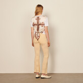 Thumbnail for your product : Sandro Organic cotton scarf T-shirt
