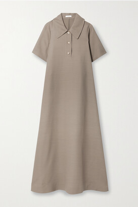 Co Woven Maxi Shirt Dress