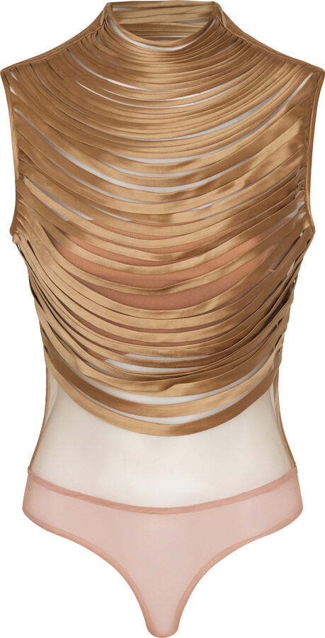 Andres Otalora Pulsos Silk Bodysuit