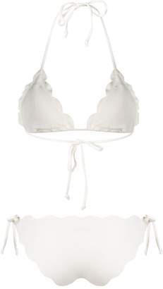 Marysia Swim scalloped crinkled bikini set