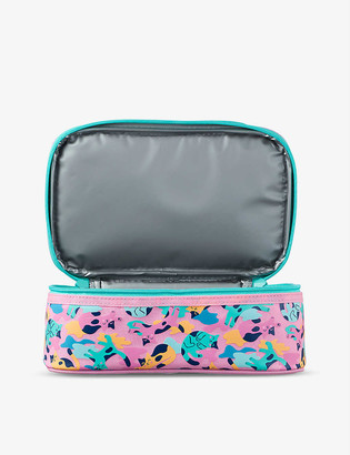 Smiggle Illusion cat-print double-decker lunchbox