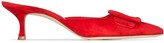 Thumbnail for your product : Manolo Blahnik Maysale 55 mm heel mules