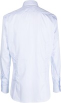 Thumbnail for your product : Mazzarelli Spread-Collar Striped Shirt