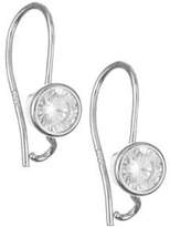 Thumbnail for your product : Etereo Sterling Silver and Crystal Round French Earrings