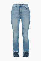 Thumbnail for your product : DL1961 Distressed high-rise skinny jeans