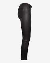 Thumbnail for your product : Helmut Lang Zipper Detail Leather Legging: Black