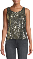Thumbnail for your product : Alice + Olivia Jeans Emmett Sequin Tank Top