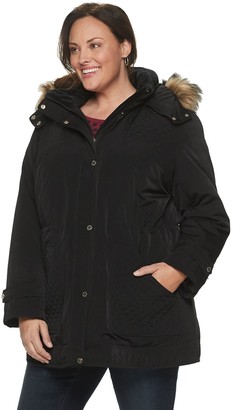 plus size anorak jacket with hood