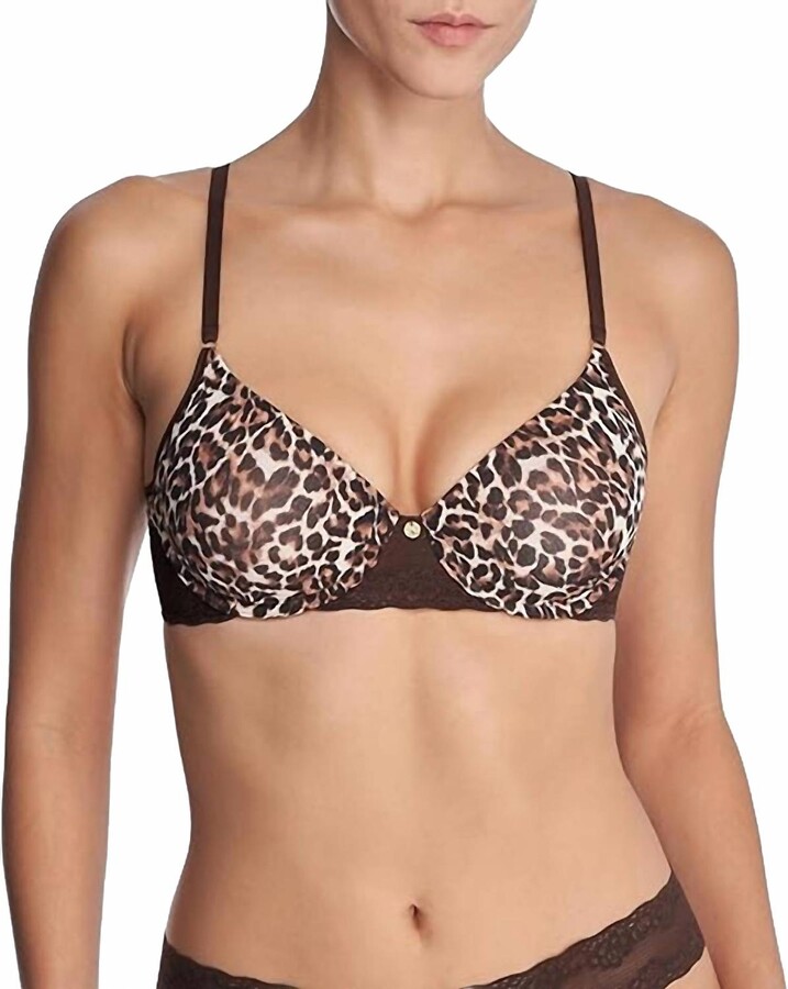 Natori Bliss Perfection Bra In Black Leopard