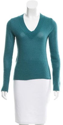 Diane von Furstenberg Cashmere Open Knit Sweater