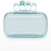 Thumbnail for your product : Alexander McQueen Four-Ring Skull Plexiglass Clutch Bag