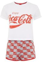 Thumbnail for your product : New Look Teens Red Coca Cola Short Pyjamas