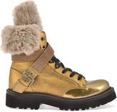 Thumbnail for your product : Brunello Cucinelli Leather Army Boot