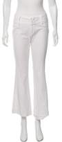 Thumbnail for your product : Alice + Olivia Mid-Rise Wide Leg Pants White Mid-Rise Wide Leg Pants