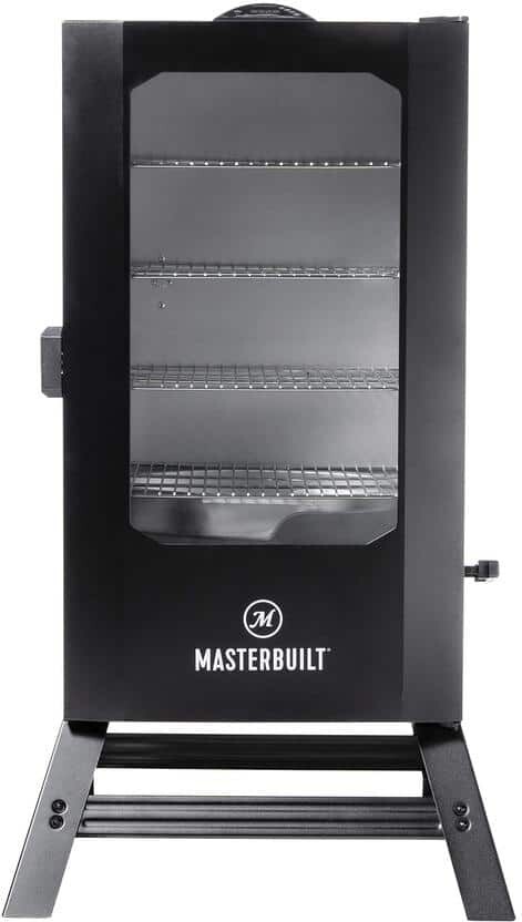 Masterbuilt 40 in. Digital Electric Smoker with Window and Legs in Black