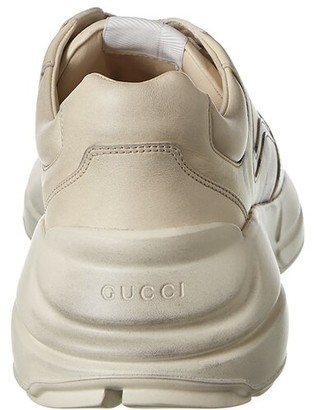 Gucci Rhyton Think/Thank Leather Sneaker - ShopStyle Trainers \u0026 Athletic  Shoes