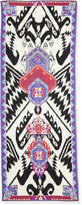 Thumbnail for your product : Emilio Pucci Ikat-Print Wool Scarf, White/Multi
