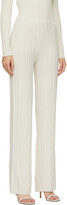Thumbnail for your product : Totême Off-White Cour Lounge Pants