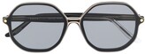 Thumbnail for your product : S'nob Hexagonal-Frame Glasses