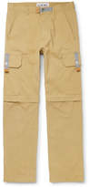 Thumbnail for your product : Loewe Loewe - Convertible Leather-trimmed Cotton-canvas Cargo Trousers