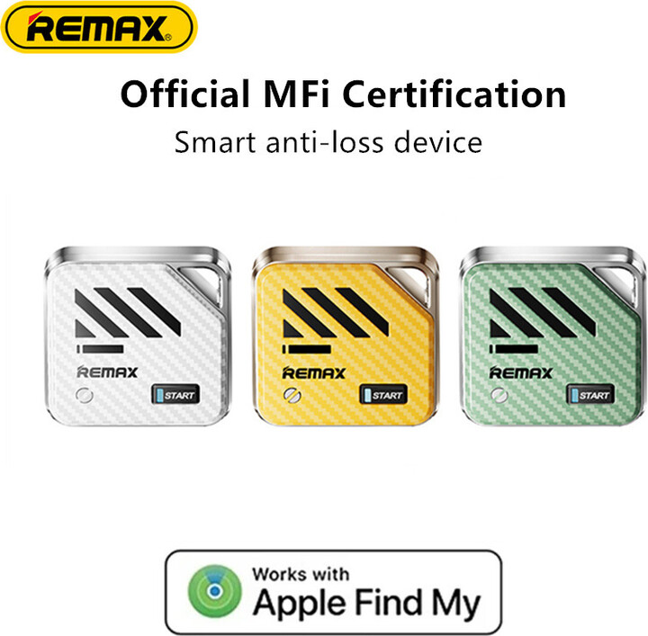 REMAX Smart Global Position Item Tracking Finder Works For Apple Find My App Bluetooth Anti-Lost Tag Alarm Reminder For Pet/Key