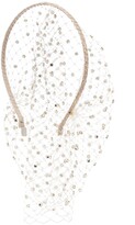 Thumbnail for your product : Gigi Burris Millinery Crystal-Embellished Veil Headband