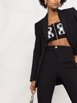 Thumbnail for your product : Balmain Split-Ankle Slim Tailored Trousers