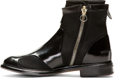 Thumbnail for your product : Paul Smith Black Leather & Neoprene Morrison Boots
