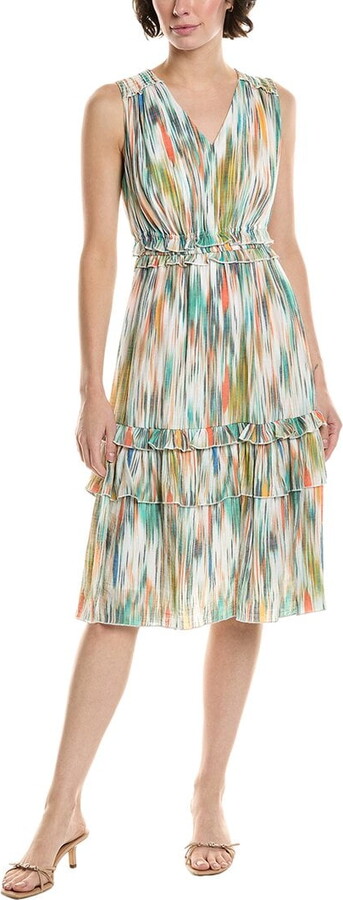 Nanette Lepore Women’s Sleeveless Ruffle Midi Dress, Sizes 4-16