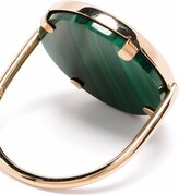 Thumbnail for your product : ginette_ny 18kt rose gold Ever malachite disc ring