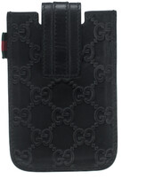 Thumbnail for your product : Gucci Black Guccissima Leather iPhone 4/4s Case