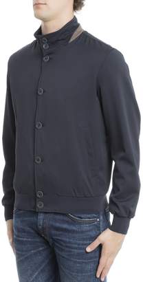 Herno Blue Wool Jacket