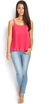 Thumbnail for your product : Forever 21 Contemporary Pleated Chiffon Cami