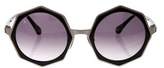 Thumbnail for your product : Raen x Luxury Wig Geometric Tinted Sunglasses