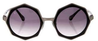 Raen x Luxury Wig Geometric Tinted Sunglasses