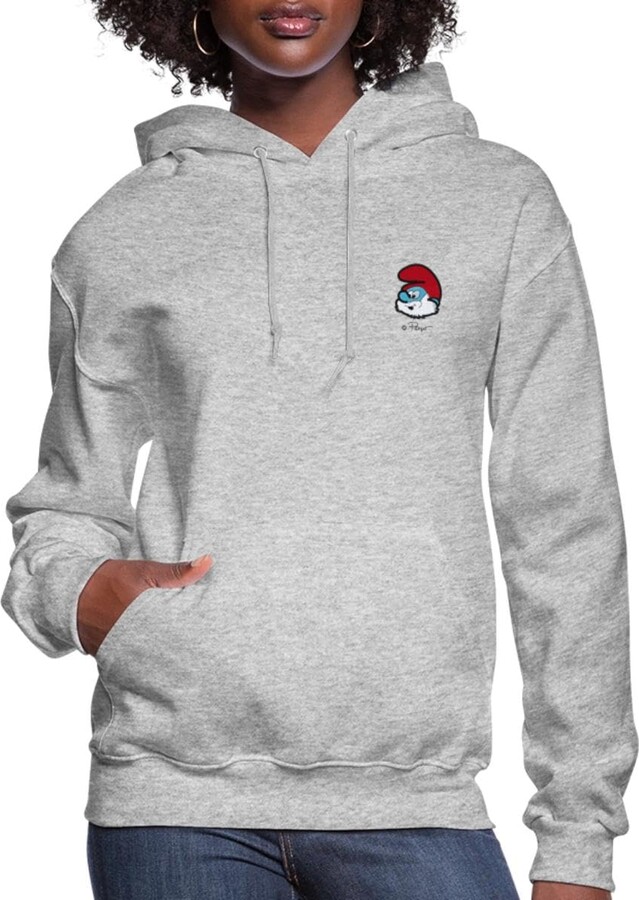 Spreadshirt The Smurfs Embroidered Papa Smurf Women's Hoodie