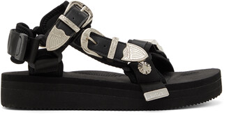 Toga Black Suicoke Edition Depa-SP Sandals