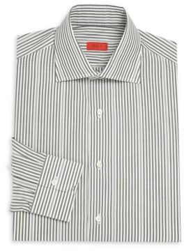 Isaia Regular-Fit Striped Cotton Dress Shirt